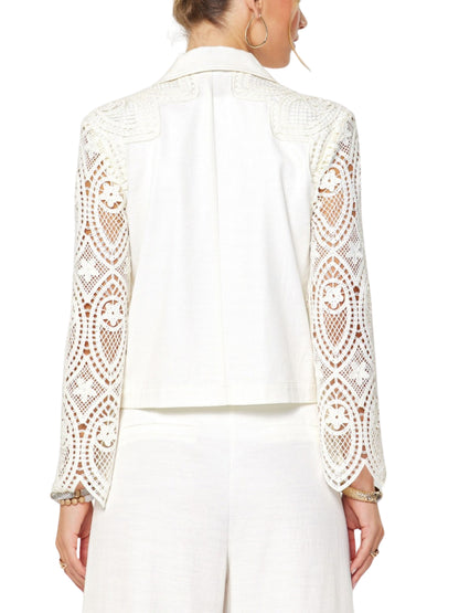 Set Tipo Lino Con Crochet - Escorpio Boutique