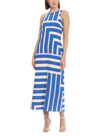 Maxi vestido geométrico