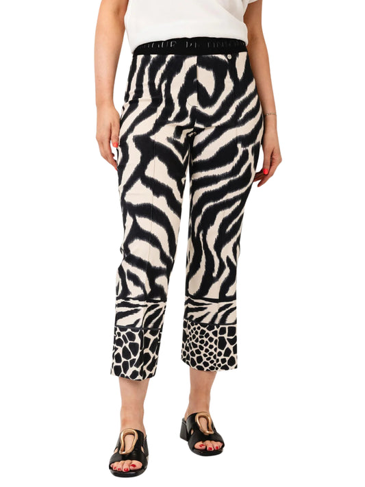 Pantalón en animal print