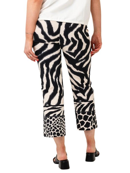 Pantalón en animal print