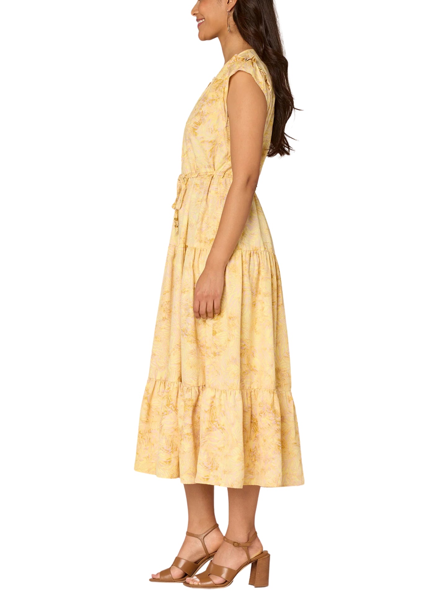 Vestido Midi manga corta