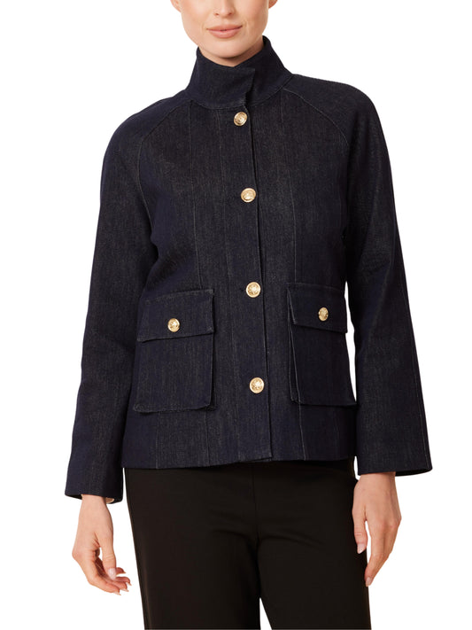 Saco de Mezclilla con Botones Dorados - Escorpio Boutique