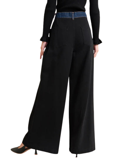 Pantalón de mezclilla pierna ancha - Escorpio Boutique