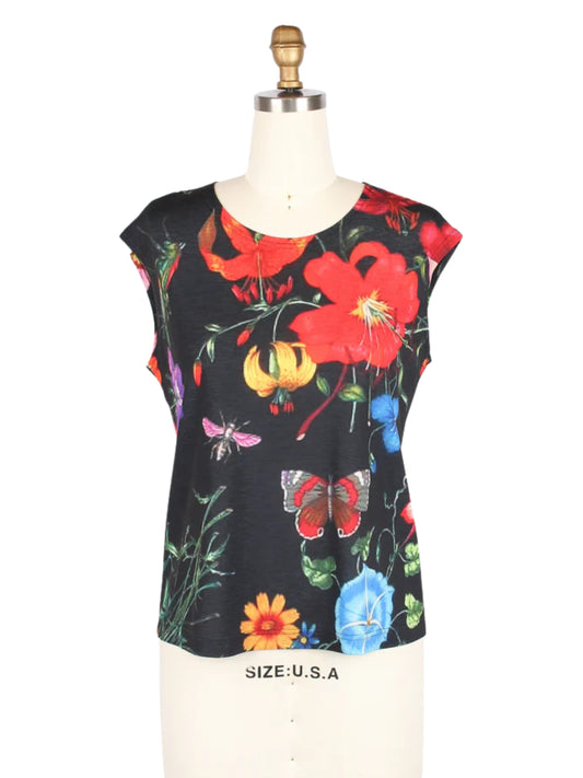Conjunto de Chaqueta y Blusa Floral en Mesh - Escorpio Boutique