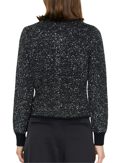 Cardigan Metálico con Lentejuela de Punto. - Escorpio Boutique