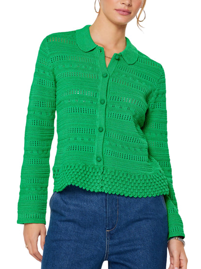 Cardigan Verde Calado - Escorpio Boutique