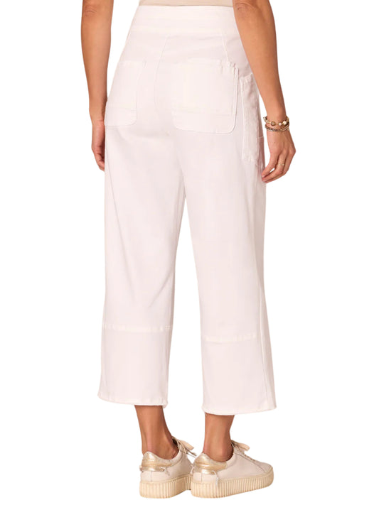 Jeans de pierna amplia.