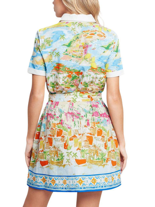 Vestido Corto Camisero - Escorpio Boutique