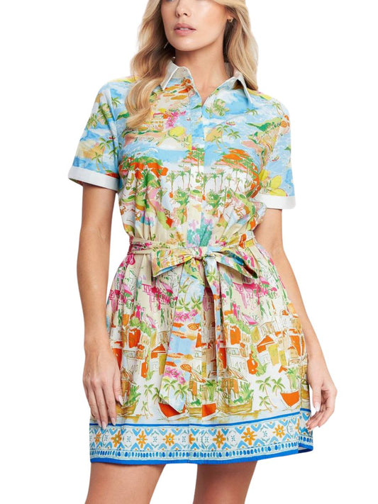 Vestido Corto Camisero - Escorpio Boutique