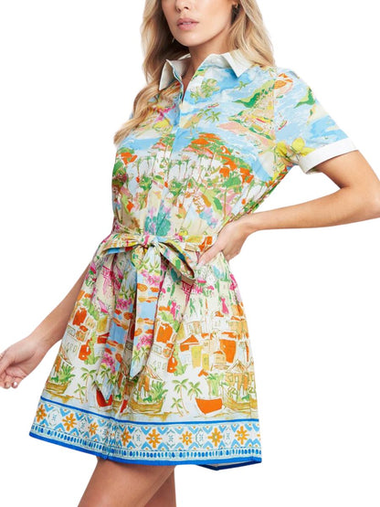 Vestido Corto Camisero - Escorpio Boutique