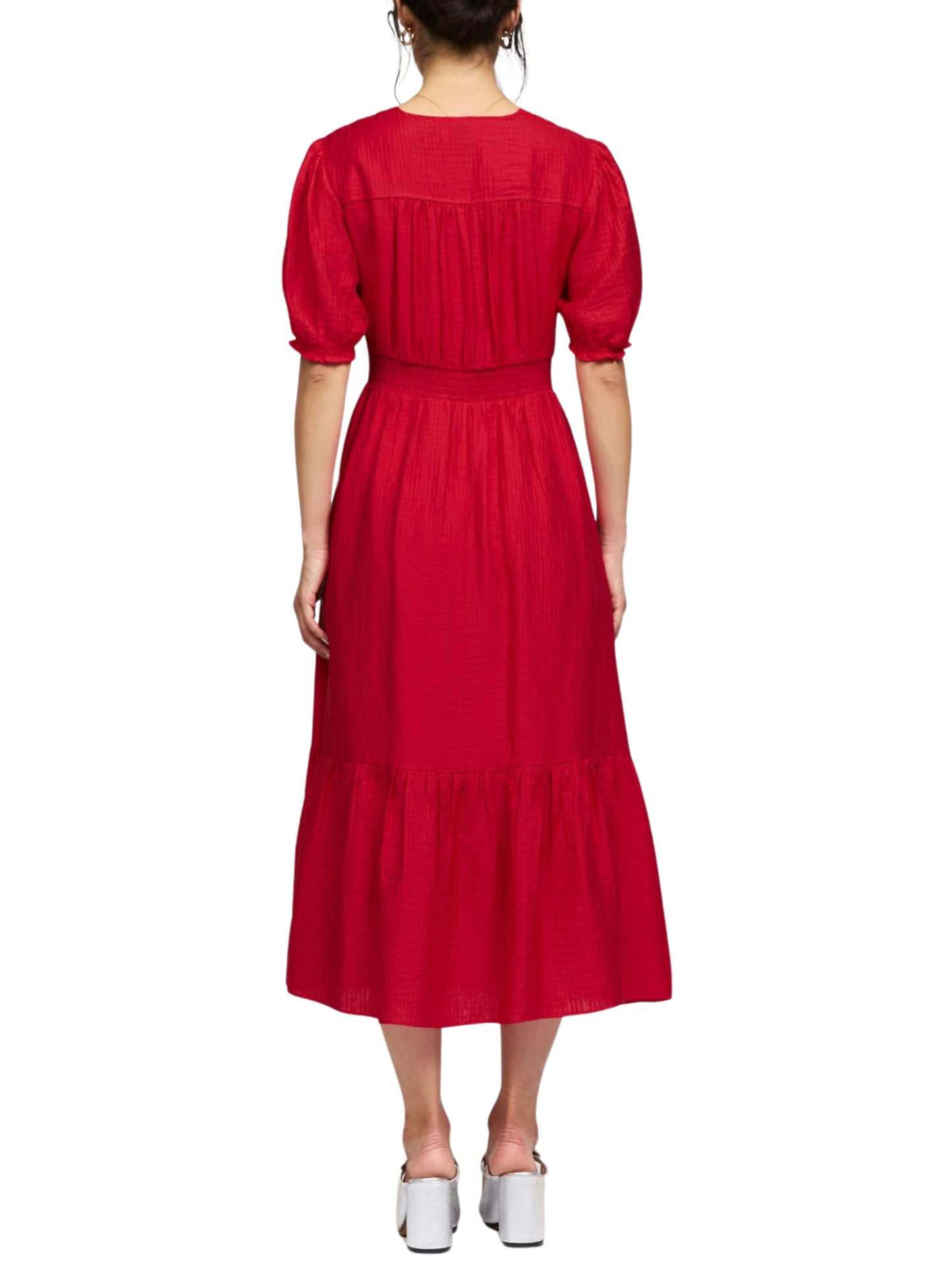 Vestido Midi Manga 3/4