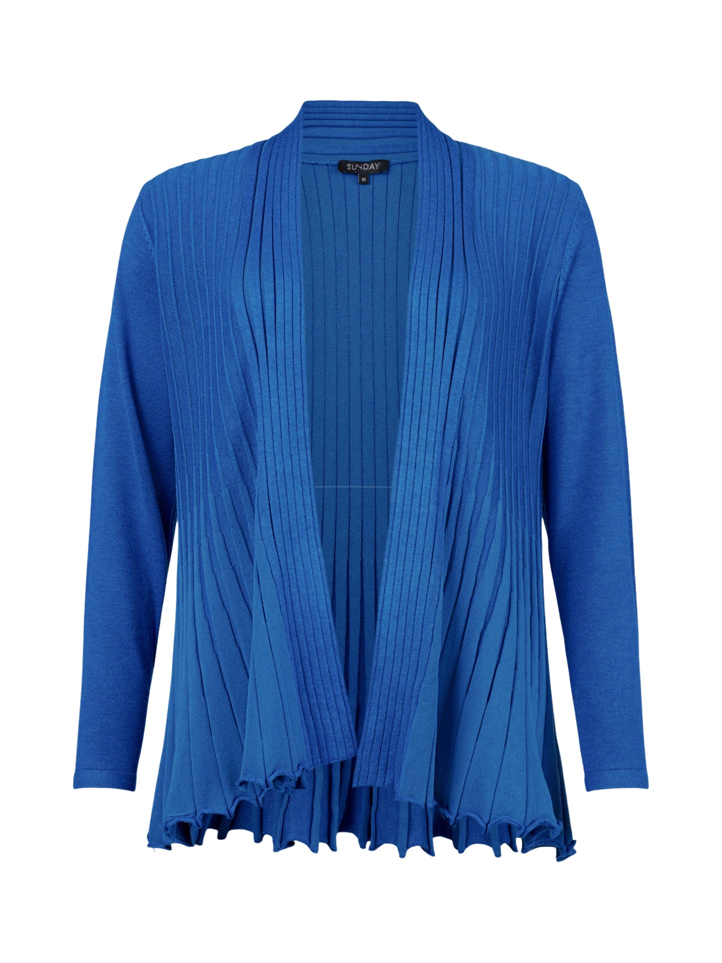 Cardigan de punto canalé