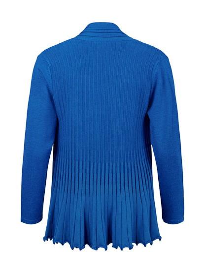 Cardigan de punto canalé