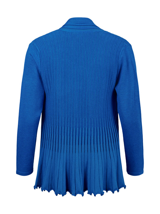 Cardigan de punto canalé