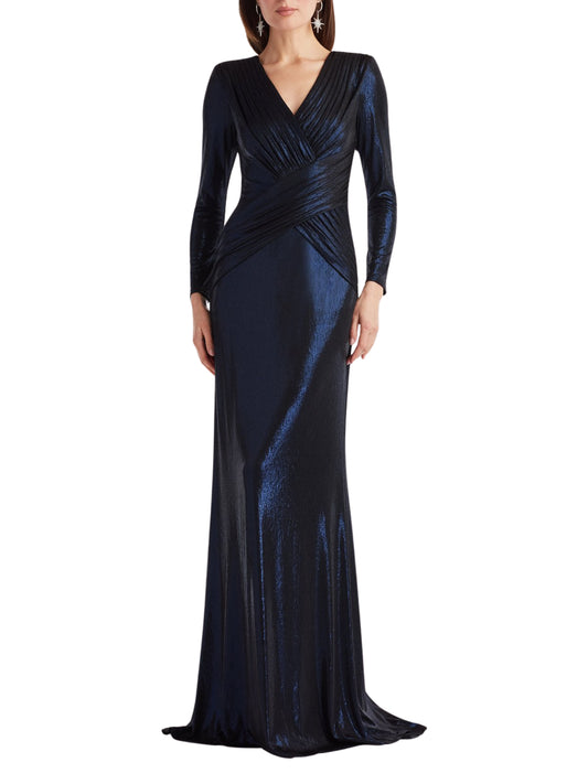 Escorpio Boutique - Vestido Largo Métálico de Diseñador 