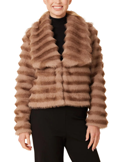 Escorpio Boutique - Abrigo Corto  Efecto Chinchilla