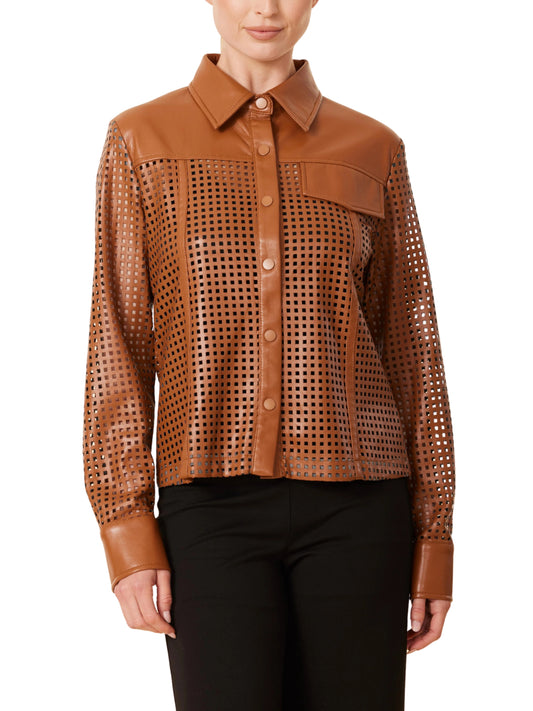 Escorpio Boutique - Blusa Calada en Piel Vegana