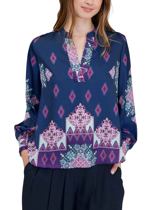 Blusa de manga larga multi color - Escorpio Boutique
