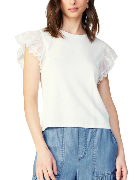 Blusa de punto con manga corta - Escorpio Boutique