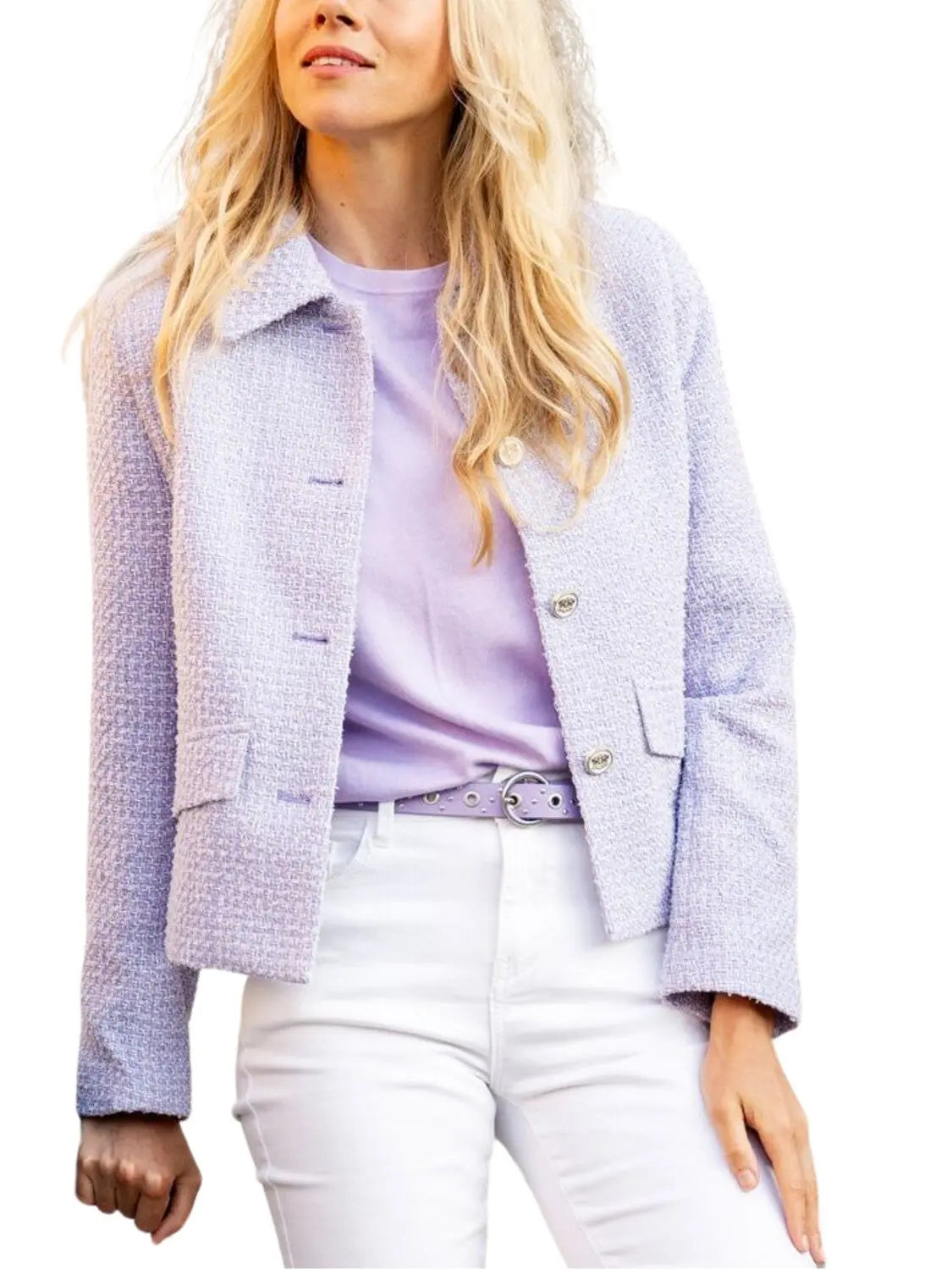 Chaqueta corta de tweed. - Escorpio Boutique