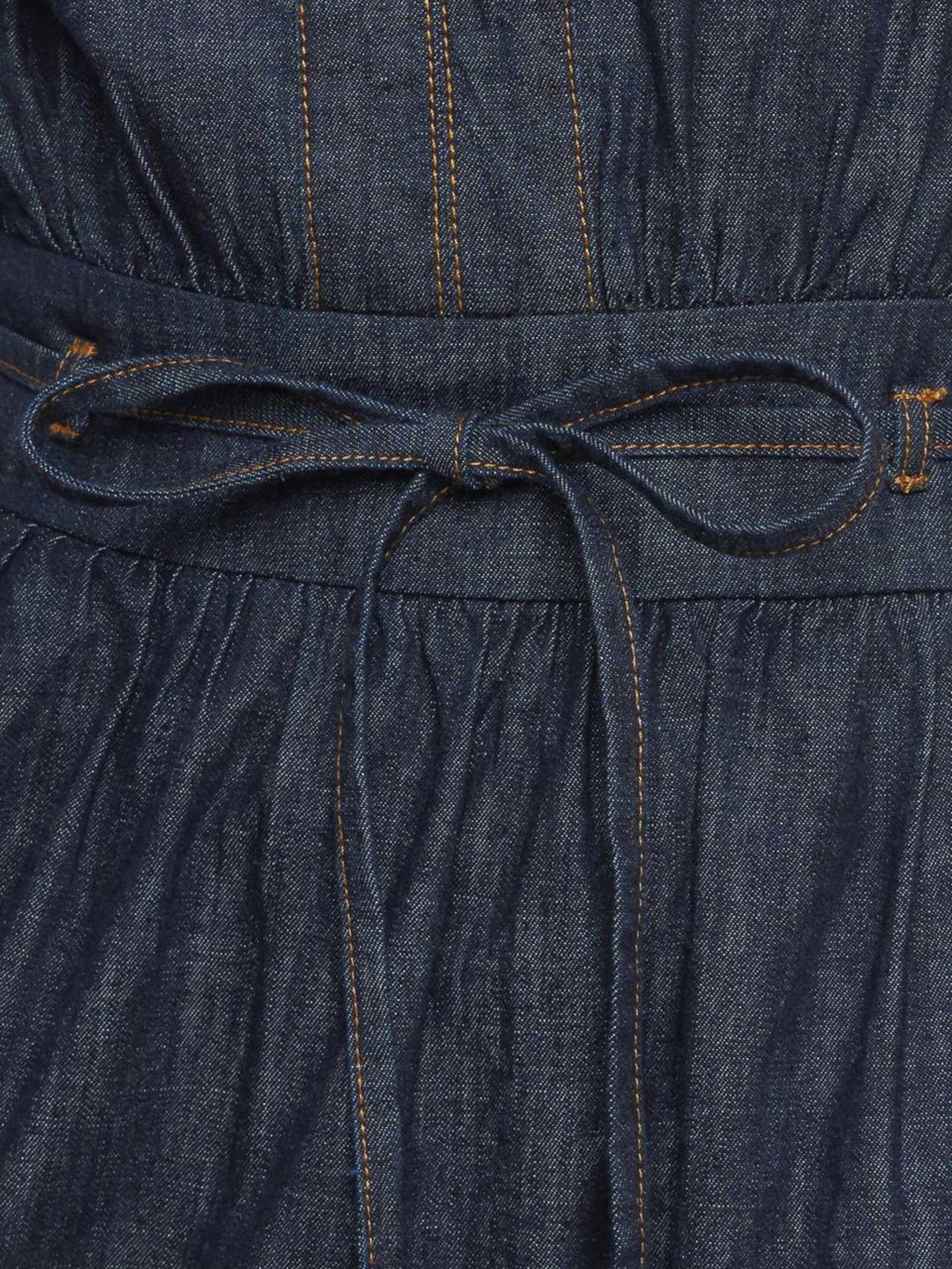 Escorpio Boutique Maxi Vestido en denim