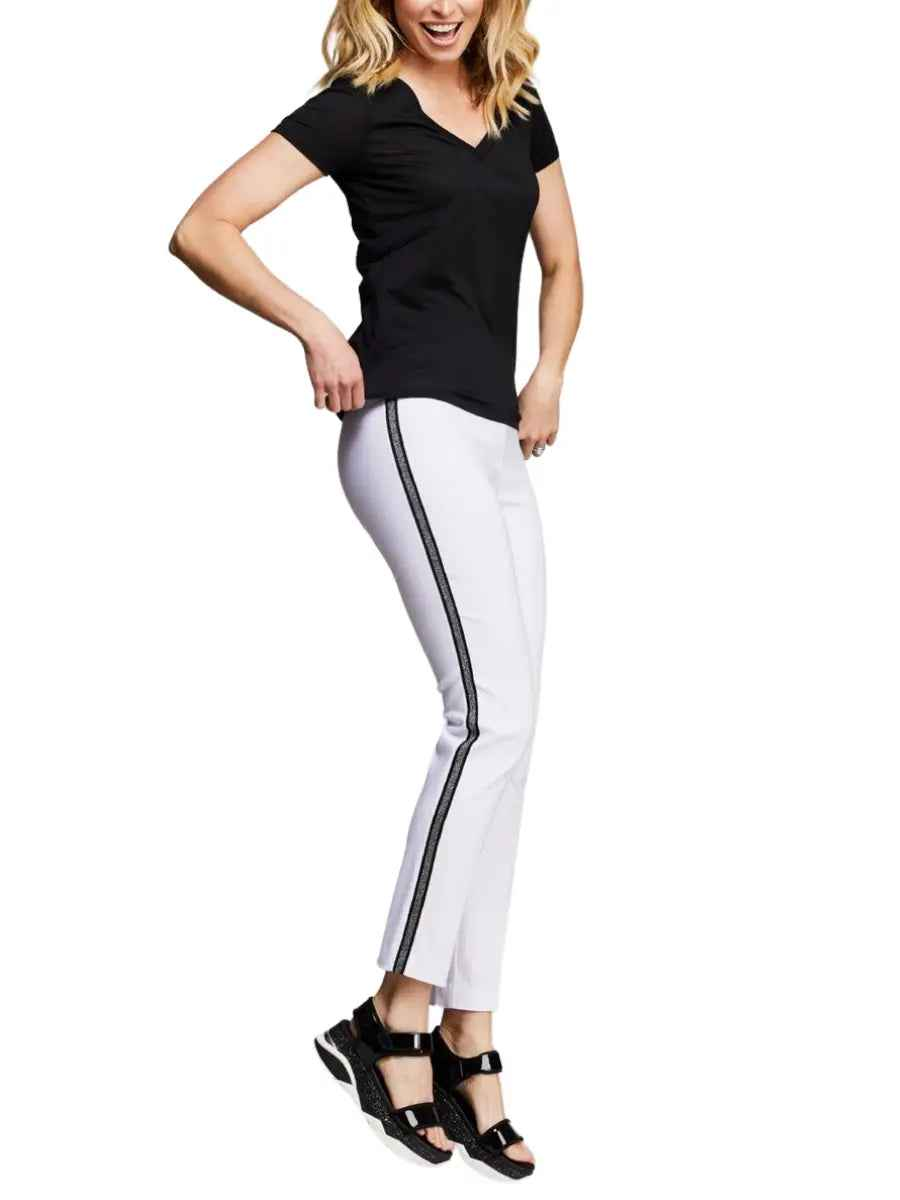 Pantalón con stripe negro - Escorpio Boutique