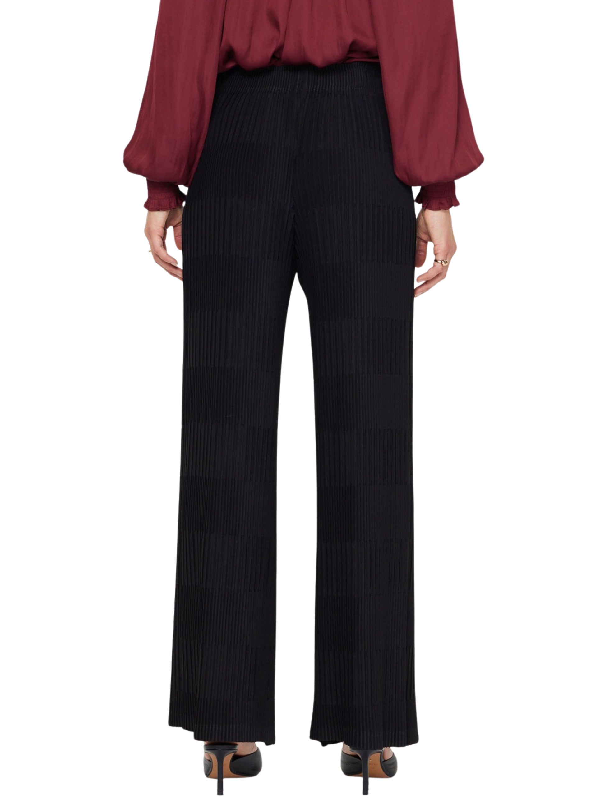 Pantalon Plisado de Cintura Elastica - Escorpio Boutique