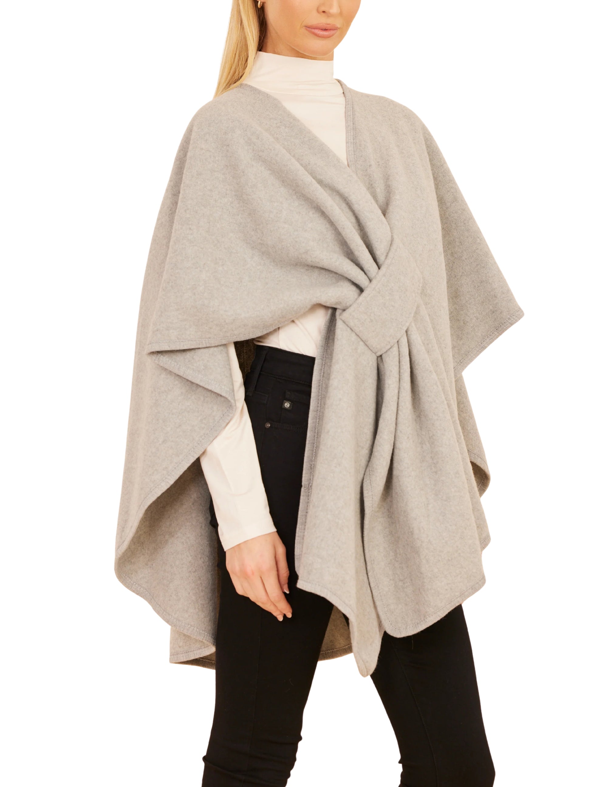 Escorpio Boutique -  Poncho con cruce frontal