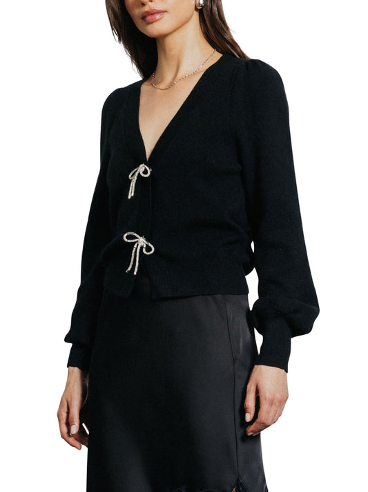 Escorpio Boutique - Sweater con moños de cristal