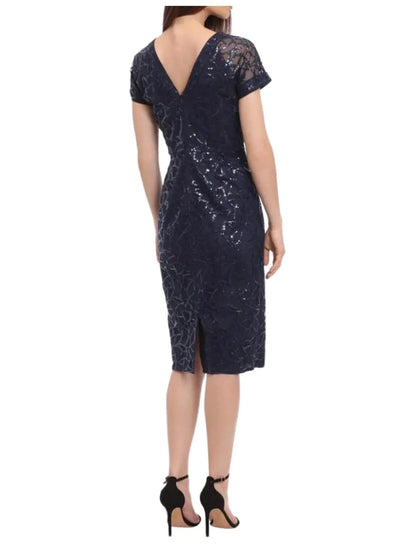 Vestido corto bordado con transparencia - Escorpio Boutique