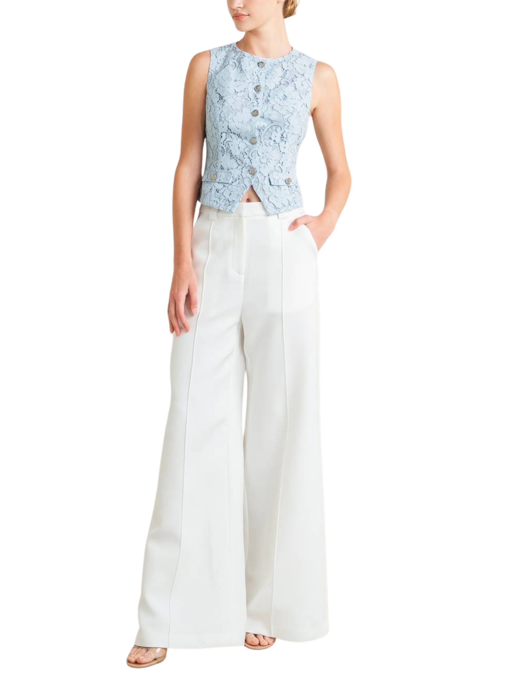 Pantalón de Pierna Ancha - Escorpio Boutique
