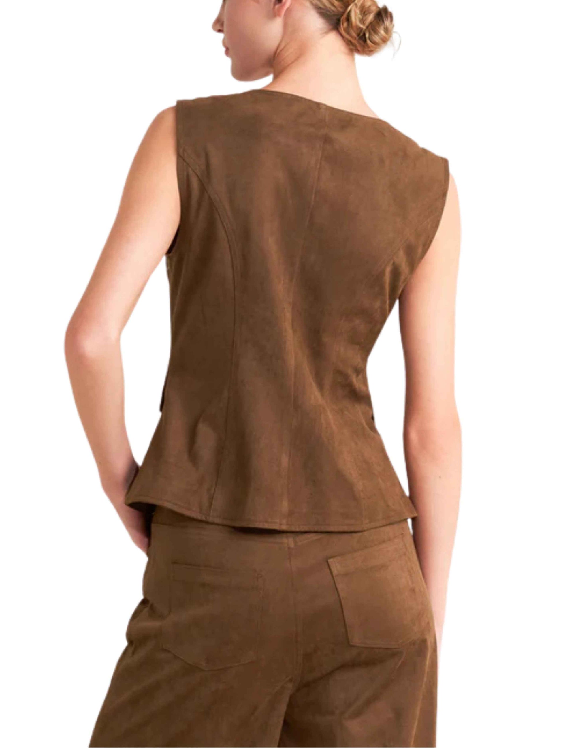 Set  Chaleco y Pantalón Ante Vegano