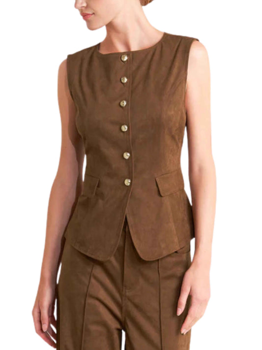 Set  Chaleco y Pantalón Ante Vegano