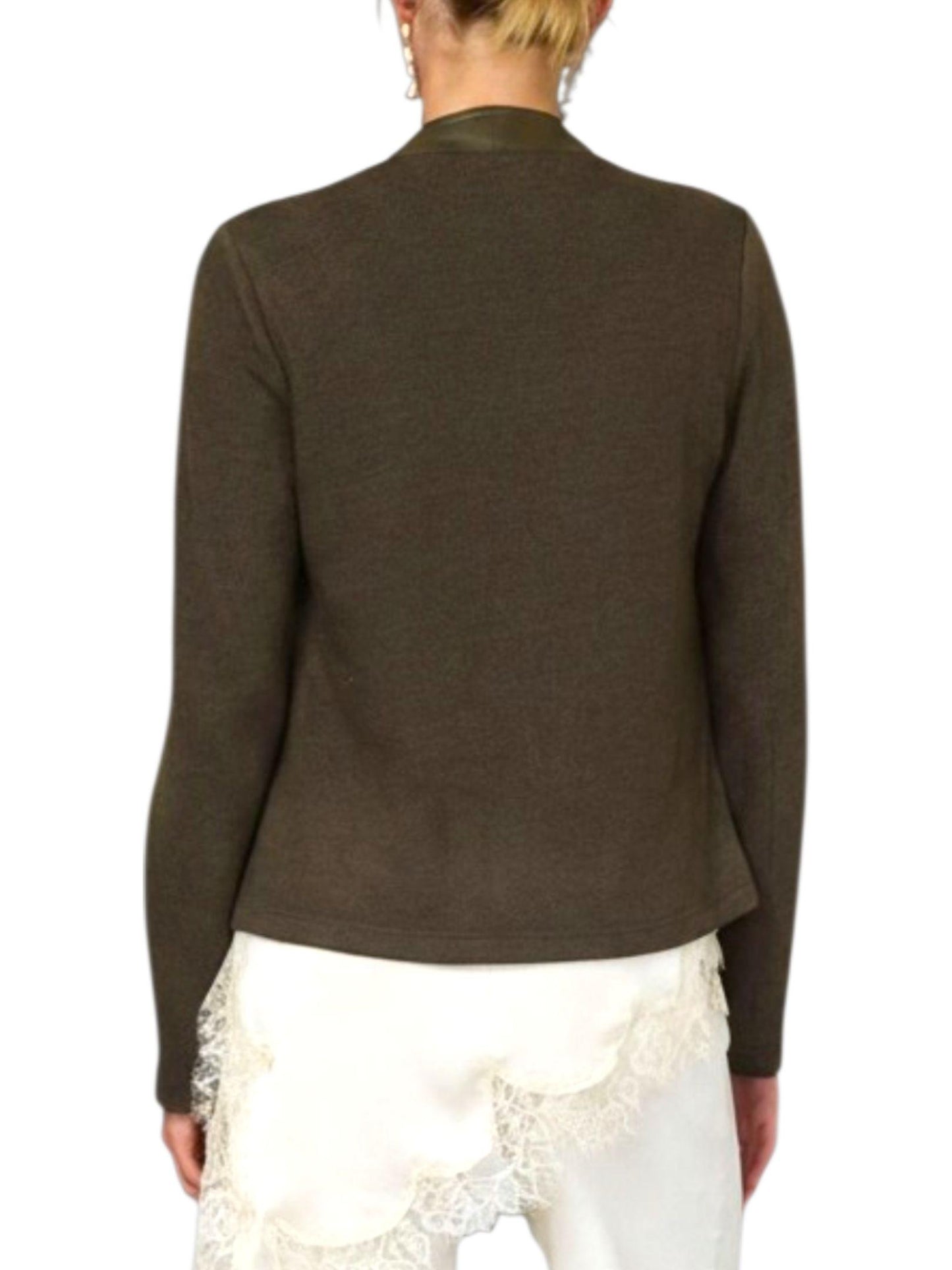 sweater imitacion piel vegana espalda 