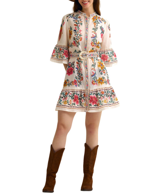 Vestido Boho Bordado Mini