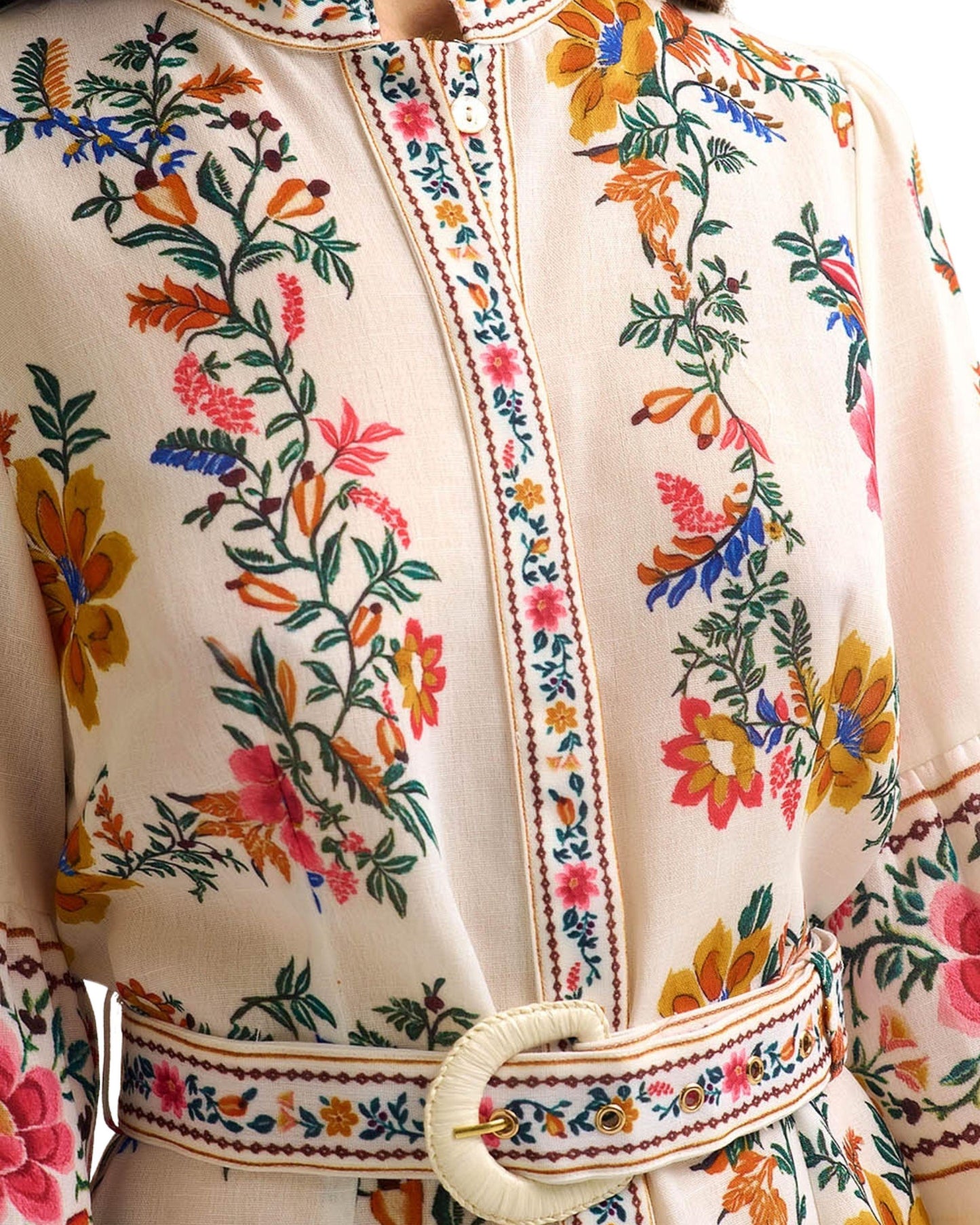 Vestido Boho Bordado Mini Detalle