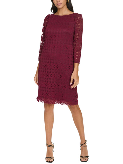 Vestido Corto Encaje Manga Larga - Escorpio Boutique