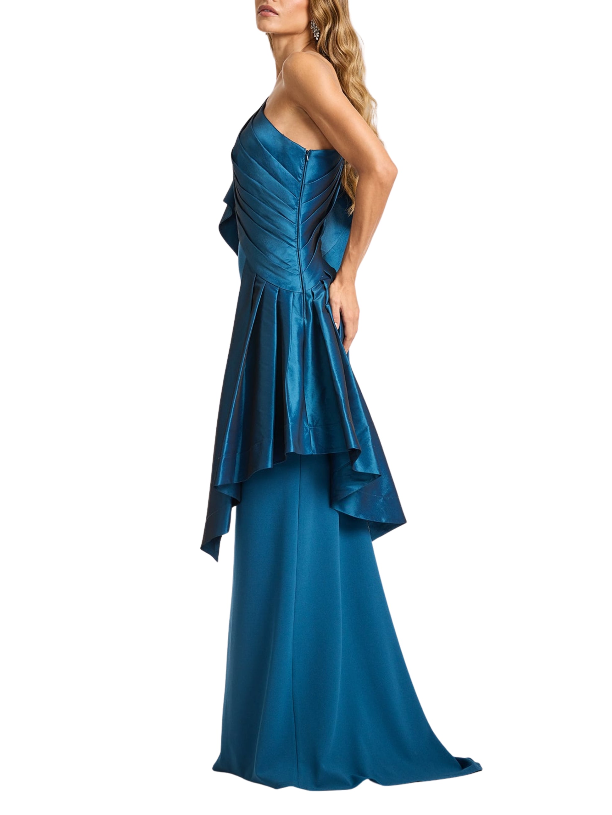 Escorpio Boutique - Vestido Largo Un Hombro Tadashi Shoji