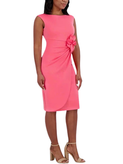 Vestido corto con flor lateral - Escorpio Boutique