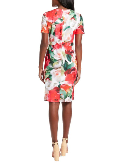 Vestido corto de manga corta con detalle en el cuello - Escorpio Boutique