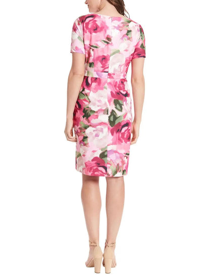 Vestido corto de manga corta con detalle en el cuello - Escorpio Boutique