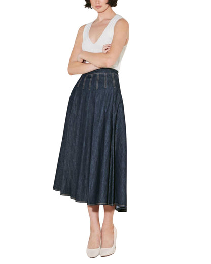 Falda Midi de Mezclilla