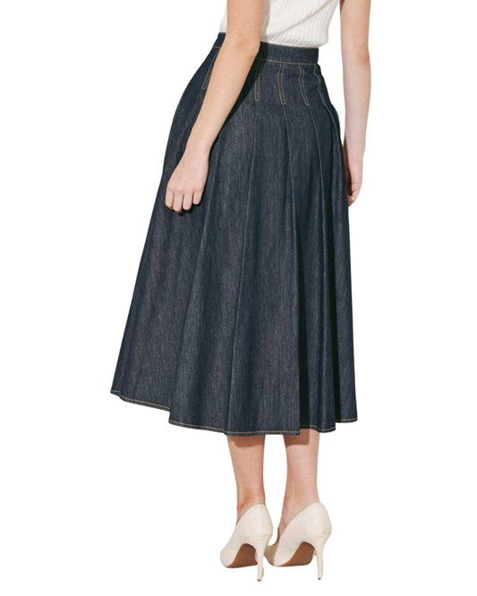 Falda Midi de Mezclilla